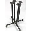 Black Pipe Table Base "DIY" Parts Kit, 3/4” pipe x 30" Tall PUB Table Frame Kit