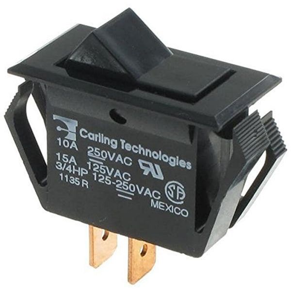 Rocker Switches SPST ON-NONE-OFF BLK (1 piece)