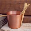 Sauna bucket ALU COPPER