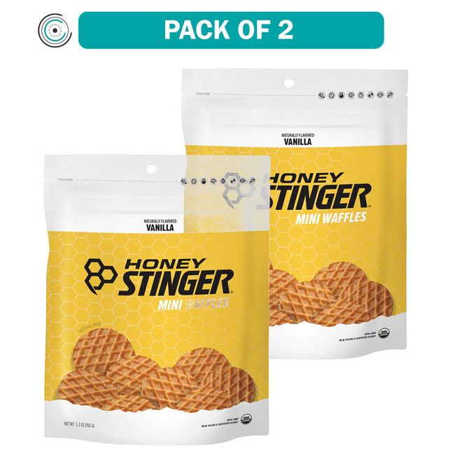 Pack of 2 Honey Stinger Mini Waffle - Vanilla