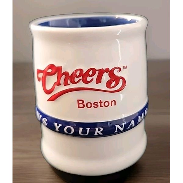 Vintage Shot Glass Boston Pub Cheers Bar Where Everbody Know Your Name Studios