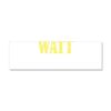 CafePress Electrical Work Watt is Going On 10" x 3", Bumper Magnet