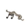 3 piece charm design sterling silver pendant, charm, gift boxed