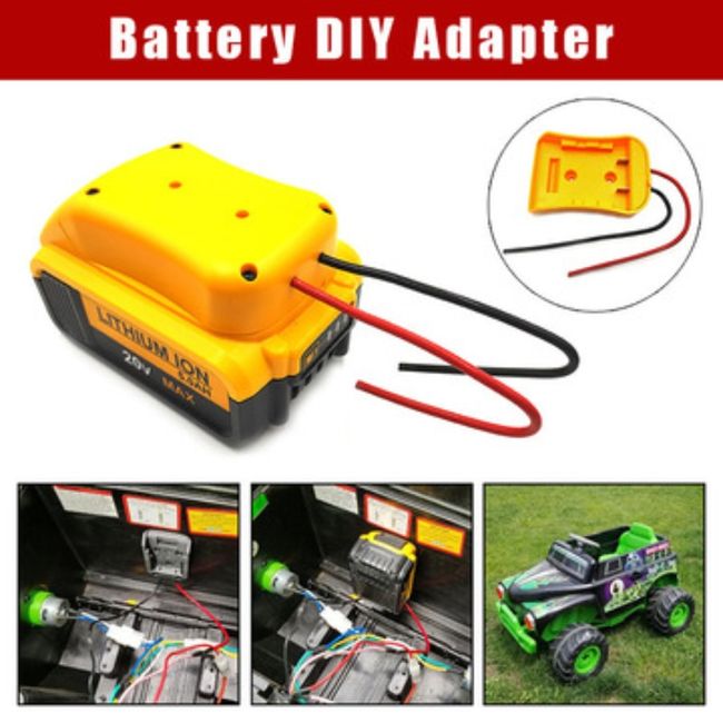 For Black & Decker 20V Battery Adapter Dock Connector for Power