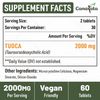 TUDCA Liver Supplements 2000Mg - Strong Bile Salts Support Liver Detox & Clea...