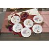 Lenox 817046 Butterfly Meadow 6-Piece Tidbit Plate Set, White, 3.05 LB
