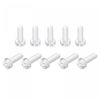 sourcing map M3x10mm Plastic Phillips Bolts 100pcs PC Pan Head Machine Screws Transparent