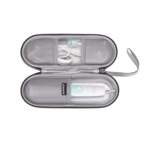 RLSOCO Hard Case for Philips Sonicare ProtectiveClean 4100/5100/6100/1100/6500/7500 Electric Toothbrush & Works with Oral-B Pro 1000 / Pro-Health/Pro 5000 / Pro 3000 / Pro 1500 Electric Toothbrush
