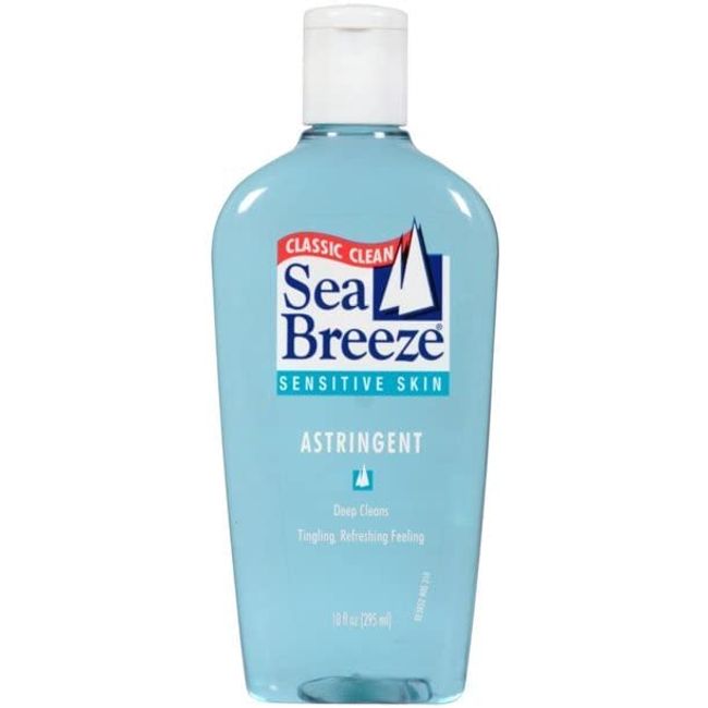 Sea Breeze Sensitive Skin Astringent 10 oz (Pack of 6)
