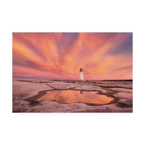 Trademark Fine Art, 12x19 Peggys Cove Nova Scotia by Alan Majchrowicz