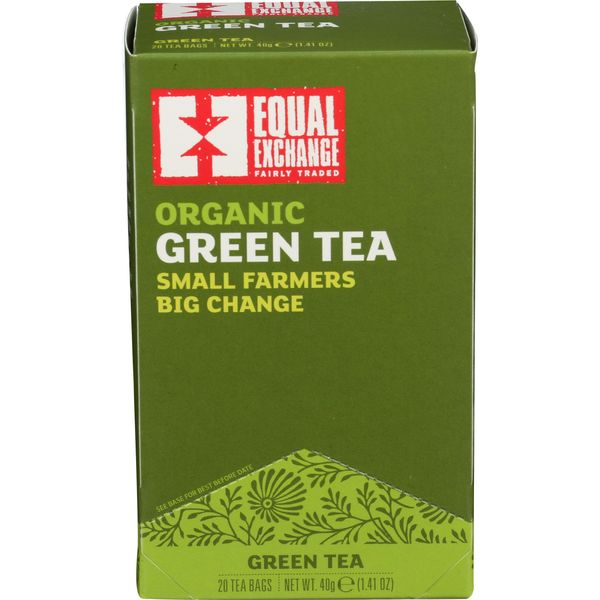 Equal Exchange Organic Green Tea - 20 Tea Bags