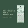 PLUS ULTRA Eco-Friendly Oral-B Compatible Electric Toothbrush Replacement Heads - 3 Heads Per Pack - Soft Toothbrush for Sensitive Teeth