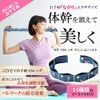 profit.relaxed Stretch Band, Yoga, Open Legs, Core Stretch, Exercise Band, Muscle Training, Elastic Band, Exercise, 14 Poses, Illustration Included (Blue)