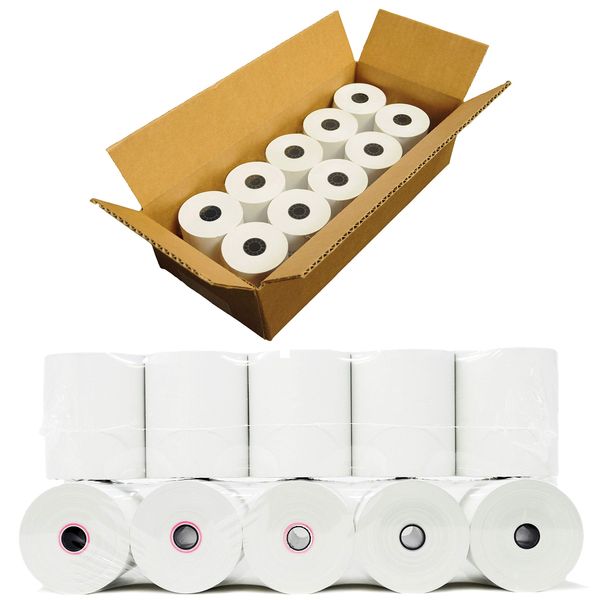 (10 Rolls - 48 GSM) 3 1/8 x 230 Thermal Paper (80mm x 70m) premium tape for Square POS System, Register Thermal Receipt Paper Rolls for TM-T88III, TM-T88IV, TM-T88V, TSP100, CT-S300, CT-S2000