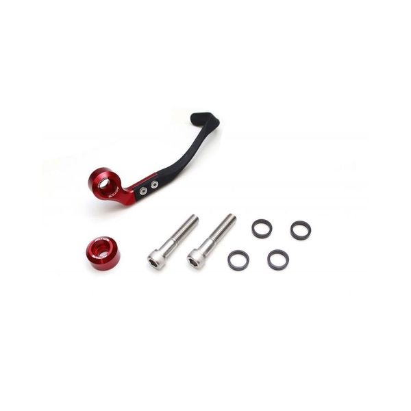 ACTIVE 30802M12 Brake Lever Guard & Bar End SET Red Mount for M12