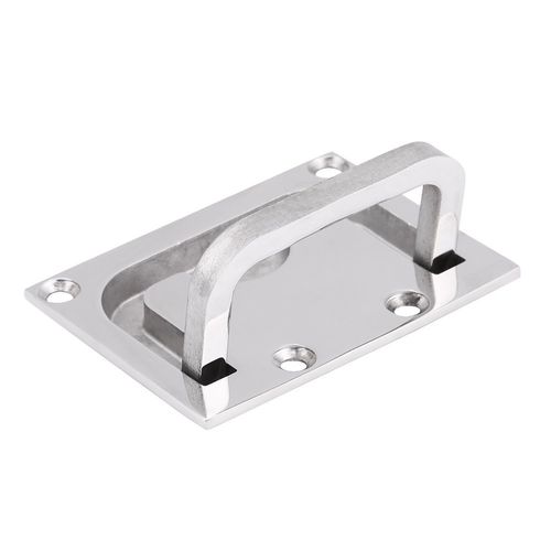 Flush Lift Handles Boat Hatch Pull Handle Stainless Steel Boat Hatch Door Handles Recessed Cabinet Lift Pull Handle for Marine Yacht
