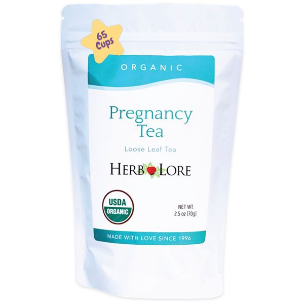 Herb Lore Pregnancy Tea - Red Raspberry Leaf Morning Sickness Trimester Support