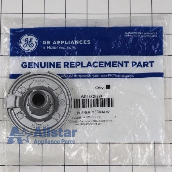 GE Range Surface Burner Base (Medium) WB16X24724