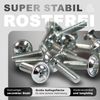 Pack of 25 Furniture Screws M4 - Rustproof - Furniture Handle Screws for Furniture Handles (M4x10)