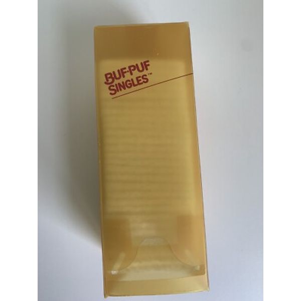 BUF PUF Singles Facial Cleansing Sponges With Plastic Dispenser Vintage 80’s
