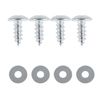 RainMan S Front Driver & Passenger Interior Door Pull Handle Replacement for 2003-2007 Mercedes W203 C-Class Gray