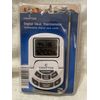 Crofton Digital Meat Thermometer W/ Probe & Timer New