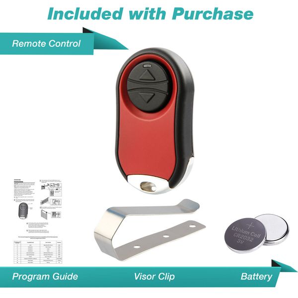 For Universal 374UT Liftmaster Chamberlain Craftsman Genie Multicode Linear