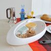 Alessi | Gnam - Design Bread Bin, Thermoplastic Resin, White