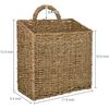 MyGift Rustic Woven Wall Hanging Storage Basket, Large Decorative Baskets