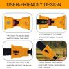 Chainsaw Sharpening Kit with Guide Mount, 5 Grinding Files, Yellow Mounting Tool, 8.6 inch