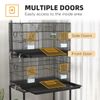 Double Stackable Bird Cage with Stand for Canaries, Lovebirds Finches