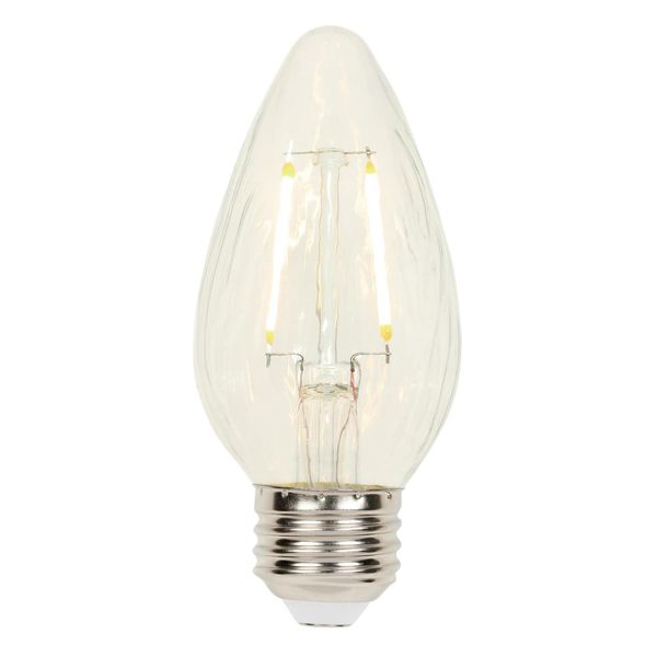 Westinghouse 3319300 25-Watt Equivalent F15 Dimmable Clear Filament LED Light Bulb with Medium Base