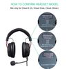 Game Mic for Kingston HyperX Cloud 2 II, Cloud Core, Cloud Silver Gaming Headset, 3.5 mm Headphones Boom Microphone