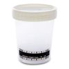 50 x Urine Sample Cup Screw Cap 120 ml with Temperature Display