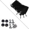 Nylon Car Hatchback Rear Luggage Cargo Trunk Storage Organizer Net Plus Mounting