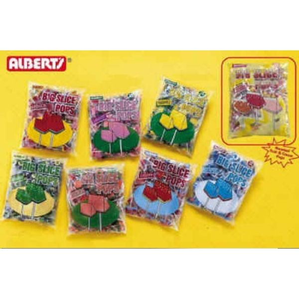 Albert's BIG SLICE POPS 48 per bag THREE BAG DEAL!