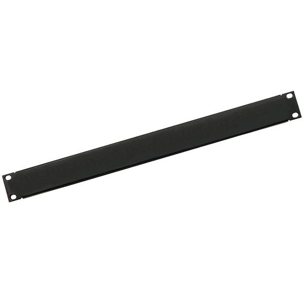 kenable Blanking Plate Solid 1U for Comms Data Cabinet Rack 19 inch Black