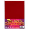 A4 Red Acetate 200 Micron X 5 Sheets - UK Card Crafts