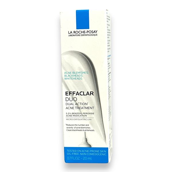 La Roche-Posay Effaclar Duo Dual Action Acne Treatment 0.7oz./20ml EXP 12-2024