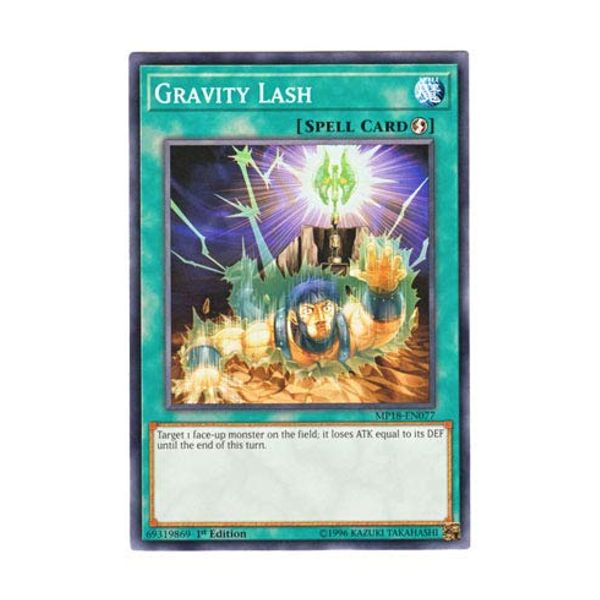Yu-Gi-Oh! MP18-EN077 Gravity Lash Dull (Normal) 1st Edition
