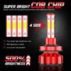 For 2016 2017 2018 Nissan Maxima 6pc LED Headlight Hi/Lo+Fog light Combo Bulbs
