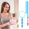 Framendino, 8 Pack Beadable Combs DIY with 8 Pack Mirrors Set Plastic Rat Tail Hand Handle for Crafts