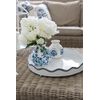 Mud Pie Cflwr Block Print Flower Vase, 7" x 6"
