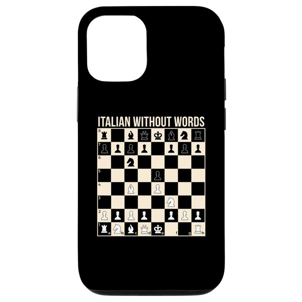 iPhone 15 Pro Italian Game Without Words Chess Case