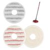 2 Pcs for Vileda Spin Mop Head Replacement, Mop Pads Replacement for Vileda Washable & Reusable Microfiber Spin Head Refills for Multi Surface and Floor Cleaning