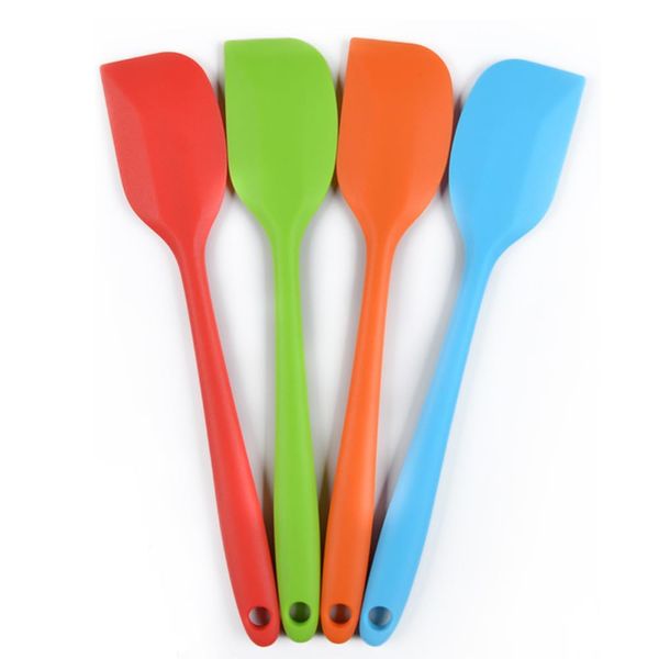 COEAYO Silicone Spatulas - 4 PCS 8 Inches Resistant Rubber Spatulas Non-Stick Baking Spatula Silicone Kitchen Utensils for Cooking, Baking and Mixing(VLDK6)