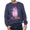 T-Nerds - Lhamacorn - Men's Jumper, navy, XXL