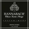 Hannabach 652687 Serie 728 Medium Tension Custom Made versilbert Saite