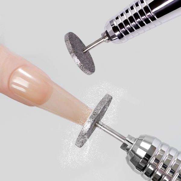 2Pcs Sanding Disc Nail Drill Bits Cuticle Drill Bit Suitable for Most Electric Nail Drill Machines Trim Nails and Remove Dead Skin Cuticles Multifunctional Nail Art Tool Nail Salon Care Tool