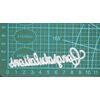 A Congratulations Sentiments Metal Cutting Die, Card Making, Paper Crafts, Scrapbooking, E2